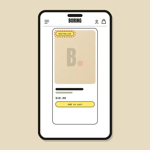 Badges on product cards — after