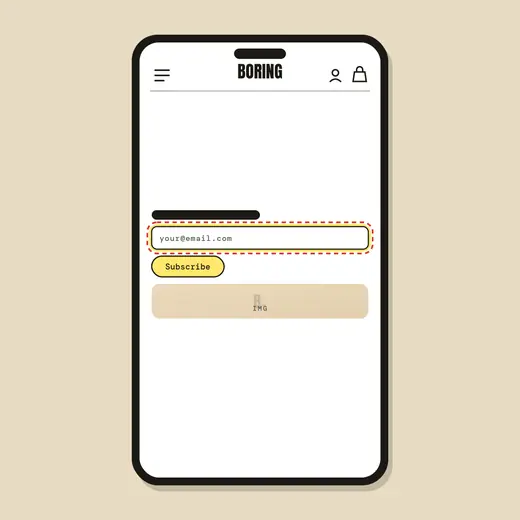 Embedded signup section — after