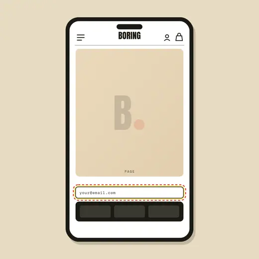 Footer newsletter block — after