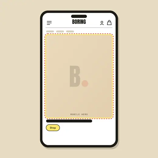 Mobile homepage layout fix — after