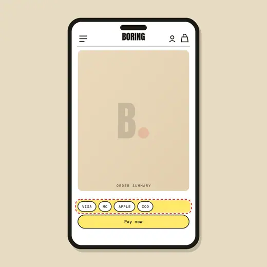 Payment icons row — after