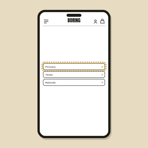 Policy pages linking — after