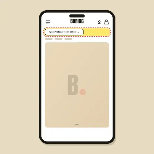 Region redirect banner — after