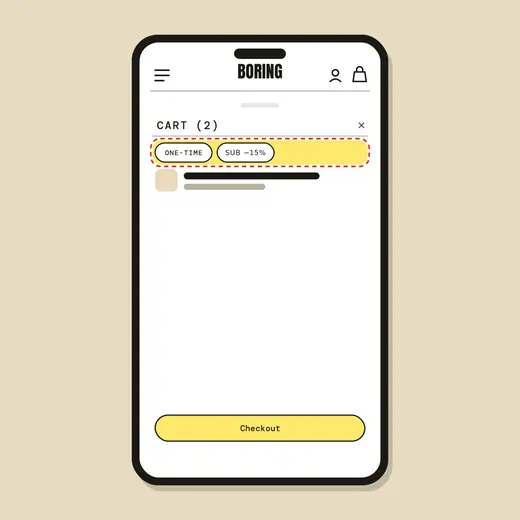 Subscription widget styling — after