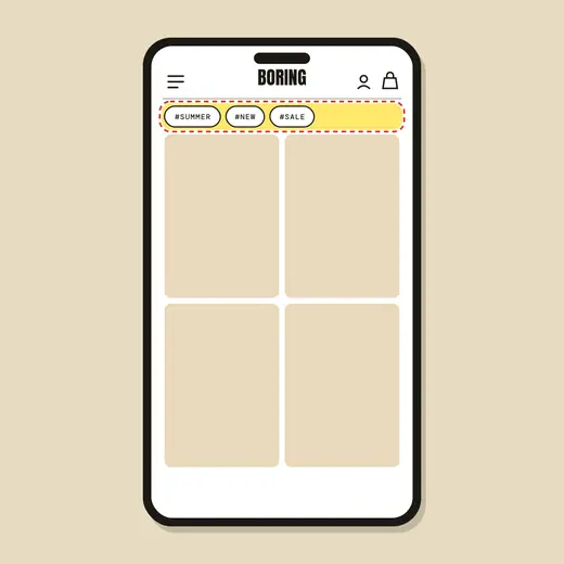 Tag-based filtering — after