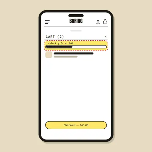 Threshold messaging — after